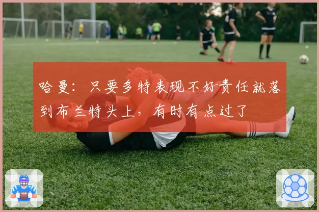 哈曼：只要多特表现不好责任就落到布兰特头上，有时有点过了